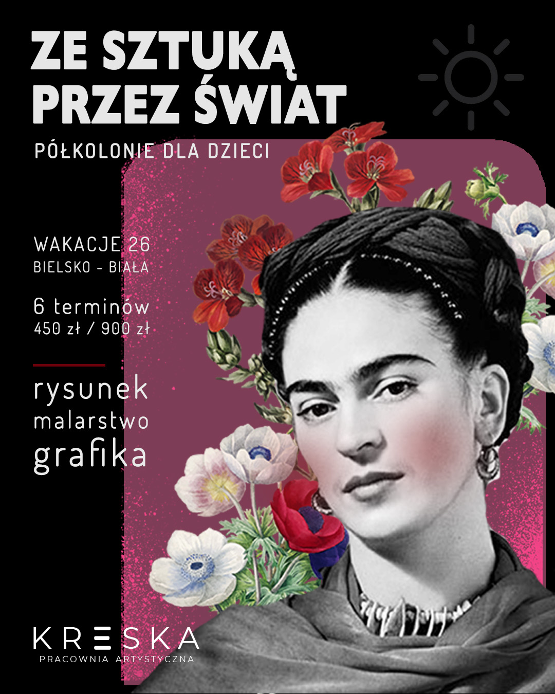 Artystyczne zajęcia dla dzieci w wakacje 2026 w Bielsku Białej